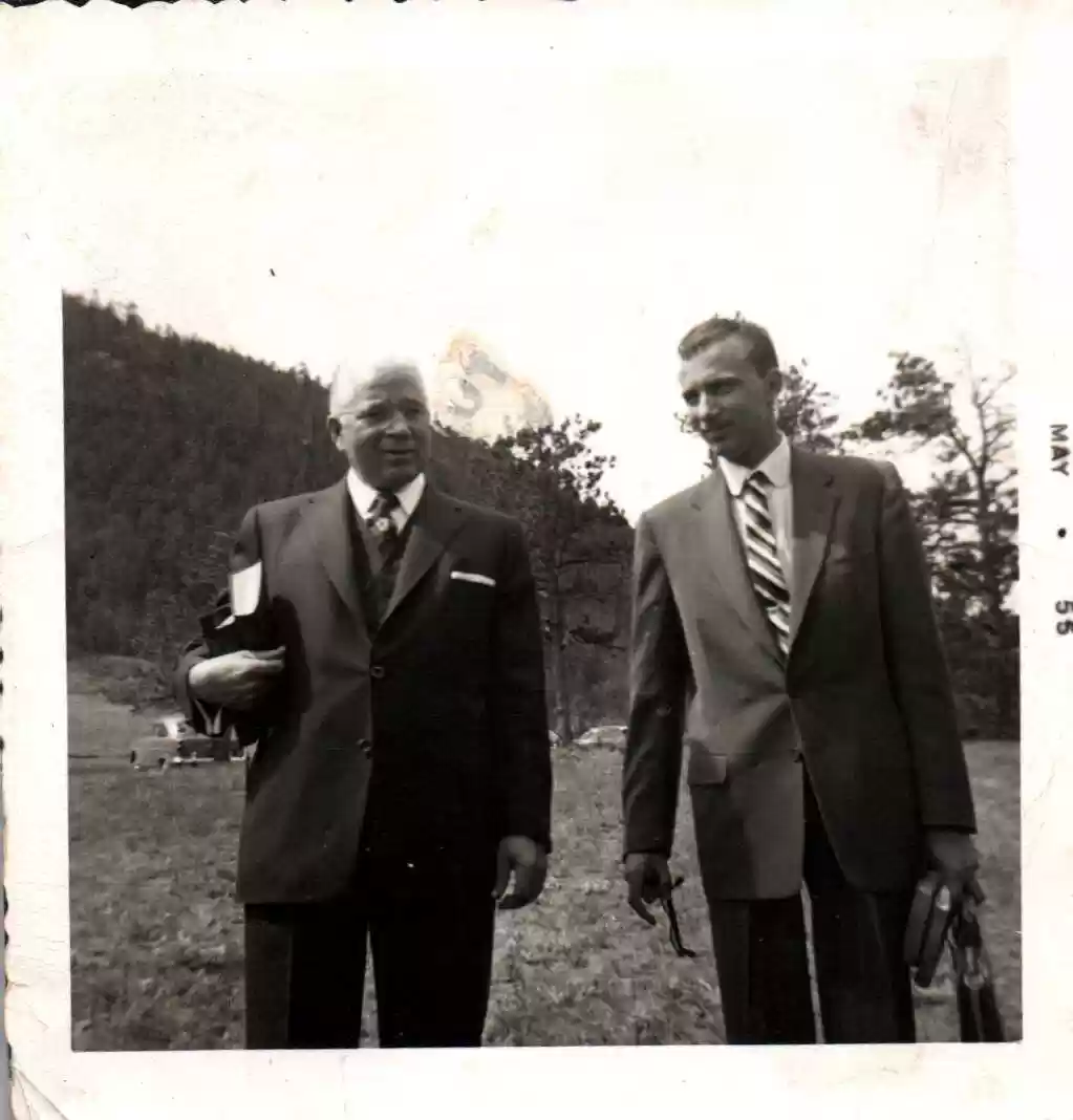 Herbert and Richard Armstrong, May 55